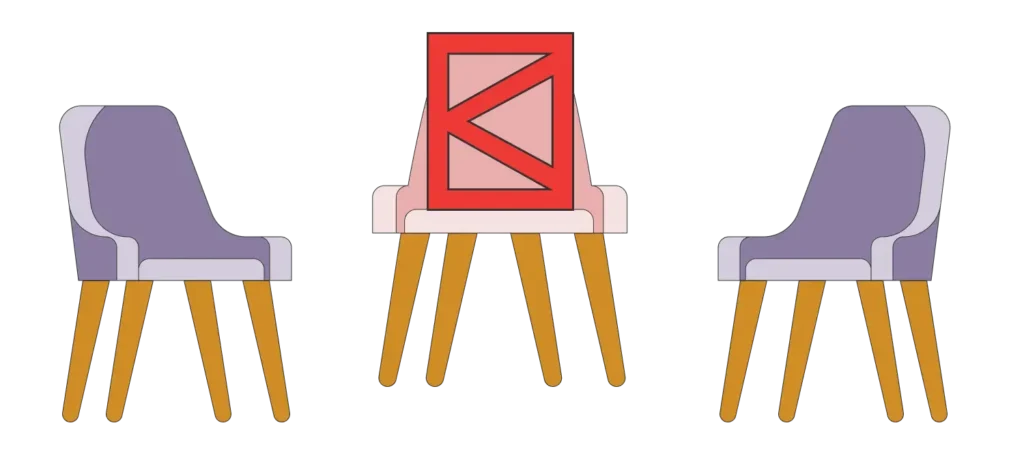An illustration of Kalvium with open chairs