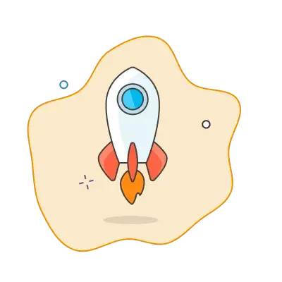 image of rocket launching